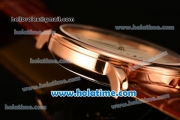 Patek Philippe Calatrava 2813 Automatic Rose Gold Case with Beige Dial and Arabic Numeral Markers