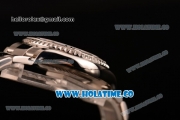 Rolex Yachtmaster I Clone Rolex 3135 Automatic Full Steel with Silver Dial and White Markers (J12)