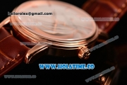 Vacheron Constantin Patrimony Miyota 9015 Automatic Rose Gold Case with White Dial and Arabic Numeral/Stick Markers