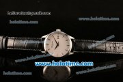 Patek Philippe Calatrava Swiss ETA 2824 Automatic Steel Case with White Dial and Stick Markers