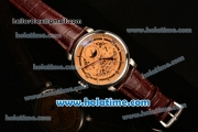 Patek Philippe Grand Complications ST25 Automatic Steel Case with Orange Dial and Stick Markers