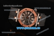 Audemars Piguet QEII Cup 2014 Royal Oak Offshore Diver Limited Edition Swiss ETA 2824 Automatic Swiss ETA 2824 Automatic PVD Case with Rose Gold Bezel and Black Dial (NOOB)