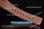 Vacheron Constantin Overseas Dual Time Asia ST30 Automatic Rose Gold Case with Brown Dial Stick Markers and Brown Rubber Strap