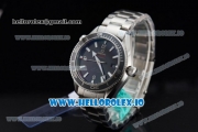 1:1 Omega Seamaster Planet Ocean Swiss ETA 2824 Automatic Steel Case with Black Dial Stick/Arabic Numeral Markers and Steel Bracelet