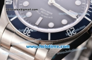 Tudor Heritage Black Bay Swiss ETA 2824 Automatic Steel Case/Bracelet with Blue Bezel Black Dial and White Markers - 1:1 Original (ZF)