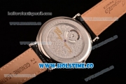 Breguet Grand Complication Tourbillon Swiss Tourbillon Manual Winding Steel Case with White Dial and and Diamonds Bezel