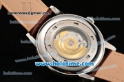 Patek Philippe Calatrava Swiss ETA 2824 Automatic Steel Case with White Dial and Stick/Roman Numeral Markers