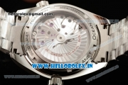 Omega Seamaster Planet Ocean 600M Co-axial GMT Clone Omega 8605 Automatic Steel Case Blue Dial With Stick Markers Steel Bracelet-1:1 Original(KW)