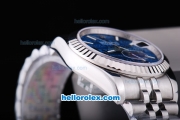 Rolex Datejust Automatic with Blue Dial and White Bezel