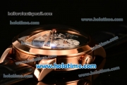 Patek Philippe Grand Complication ST25 Automatic Rose Gold Case with Black Dial and Silver Markers -ETA Coating