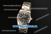 Rolex Explorer Cartier Asia Auto with Steel Case Black Dial and Steel Bracelet