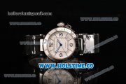 Cartier Pasha Seatimer Swiss ETA 2824 Automatic Steel Case with White Dial
