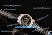 Ulysse Nardin Freak Automatic Steel/Diamond Case with Black Dial and Black Leather Strap (EF)