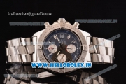 Breitling Avenger Chrono Swiss Valjoux 7750-SHG Automatic Stainless Steel Case with Stainless Steel Strap and Grey Dial