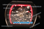 Richard Mille RM 038 Asia Automatic PVD Case with Skeleton Dial and Red Rubber Strap