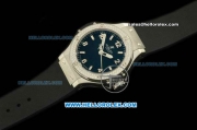 Hublot Big Bang Swiss Quartz Movement Steel Case with Diamond Bezel and Black Rubber Strap