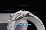 Rolex Explorer Automatic Movement Silver Case with White Dial-ladysize