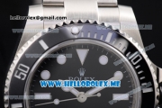 Rolex Submariner Clone Rolex 3135 Automatic Stainless Steel/Bracelet with Black Dial and Dot Markers