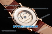 Cartier Rotonde De Asia Automatic Rose Gold Case with White Dial and Black Roman Numeral Markers