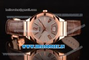 Piaget Polo Miyota 9015 Automatic Rose Gold Case with Silver Dial and Stick/Arabic Numeral Markers - 1:1 Original (Z)