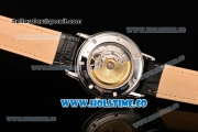 Vacheron Constantin Patrimony Tourbillon Swiss ETA 2824 Automatic Steel Case with White Dial and Diamonds Markers