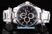 Chopard Gran Turismo GT XL Chronograph Quartz Movement with Black Dial and Silver Case-SSband