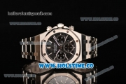 Audemars Piguet Royal Oak Chronograph 41mm Swiss Valjoux 7750 Automatic Full Steel with Black Dial and Stick Markers (EF)