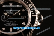 Rolex Sea-Dweller Clone Rolex 3135 Automatic Steel Case with Black Dial and Steel Bracelet - (BP)