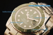 Rolex Submariner Swiss ETA 2836 Automatic Movement Steel Case with Green Dial and Green Cermaic Bezel