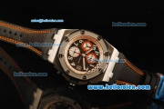 Audemars Piguet Royal Oak Offshore Chronograph Swiss Valjoux 7750 Automatic Movement Steel Case with Black Leather Strap-1:1 Original