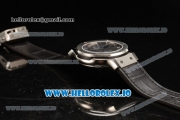 Hublot Classic Fusion Japanese Miyota 9015 Automatic Movement Steel Black Dial and Stick Markers Leather Strap (JF)