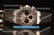 Audemars Piguet Royal Oak Chronograph White Dial With Blue Sub Dial Strap Swiss Valjoux 7750 26331ST.OO.1220ST.01