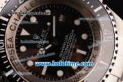 Rolex Sea-Dweller Deepsea Challenge Swiss ETA 2836 Automatic Steel Case with Black Dial and White Markers (NOOB)