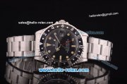 Rolex Vintage GMT Swiss ETA 2836 Automatic Full Steel with Black Dial