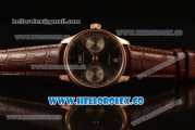 IWC Portuguese Automatic Clone IWC 52010 Automatic Rose Gold Case with Gray Dial and Brown Leather Strap - (AAAF)