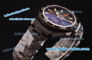 Omega Seamaster Planet Ocean Swiss ETA 2836 Automatic PVD Case/Strap with Black Dial