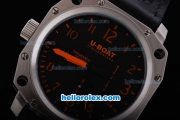 U-Boat Italo Fontana Working Chronograph Automatic with Black Dial and Orange Marking