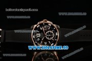 Cartier Calibre de Cartier Diver Swiss ETA 2824 Automatic Steel Case with Black Dial White Markers and Rose Gold Bezel (ZF) Cartier Calibre de Cartier Diver Swiss ETA 2824 Automatic Steel Case with Black Dial White Markers and Rose Gold Bezel (ZF)