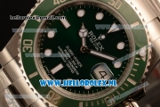 Rolex Submariner 2836 Auto 904Steel Case with Green Dial and Steel Bracelet - 1:1 Original (JF)