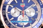 Tag Heuer Formula 1 Miyota Quartz Rose Gold Case with Stick Markers Blue Dial and Blue Nylon Strap