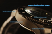 Breitling SuperOcean Chronograph Quartz PVD Case with Black Dial and PVD Strap-Stick Markers