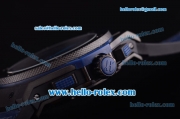 Hublot Big Bang Swiss Valjoux 7750 Automatic Movement PVD Case with Black Dial and Blue Markers
