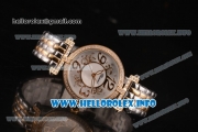 Chopard Imperiale Miyota Quartz Steel Case with Diamonds Bezel Silver Dial and Two Tone Bracelet