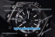 Audemars Piguet Royal Oak Offshore Diver Asia Automatic PVD Case Black Dial Stick Markers and Black Rubber Strap