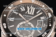 Cartier Calibre de Cartier Diver Swiss ETA 2824 Automatic Steel Case with Black Dial and Roman Numeral Markers