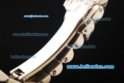 Rolex Datejust Automatic Movement Full Steel with Roman Numerals and Diamond Bezel-ETA Coating Case