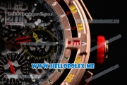 Richard Mille RM 60-01 Asia 2813 Automatic Rose Gold Case with Skeleton Dial and Blue Rubber Strap Rose Gold Bezel (EF)