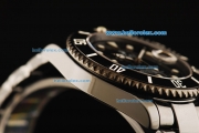 Rolex Submariner Automatic Movement Full Black Ceramic with Black Dial and White Markers