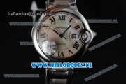 Cartier Ballon Bleu De Citizen Automatic Steel Case White Dial Roman Numeral Markers and Steel Bracelet