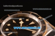 Tudor Heritage Swiss ETA 2824 Automatic Two Tone Case with Black Dial and Two Tone Bracelet (ZF)